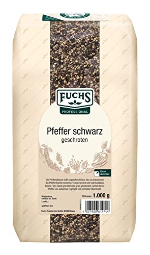 Fuchs Pfeffer schwarz geschroten, 2er Pack (2 x 1 kg) von Fuchs