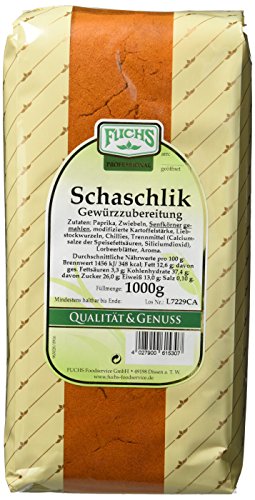 Fuchs Schaschlikgewürz, 2er Pack (2 x 1 kg) von Fuchs