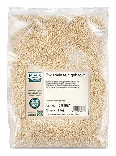 Fuchs Zwiebeln weiß fein Gehackt (1 x 1 kg) von Fuchs