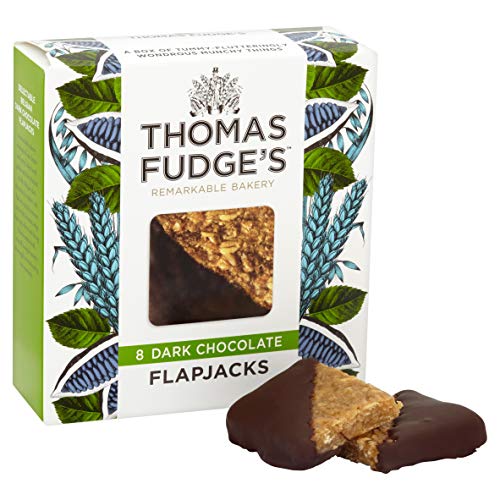 Fudges - 8 Flapjacks Half-Dipped in Dark Belgian Chocolate - 150g Fudges - 8 Flapjacks Half-Dipped in Dark Belgian Chocolate - 150g von Fudges