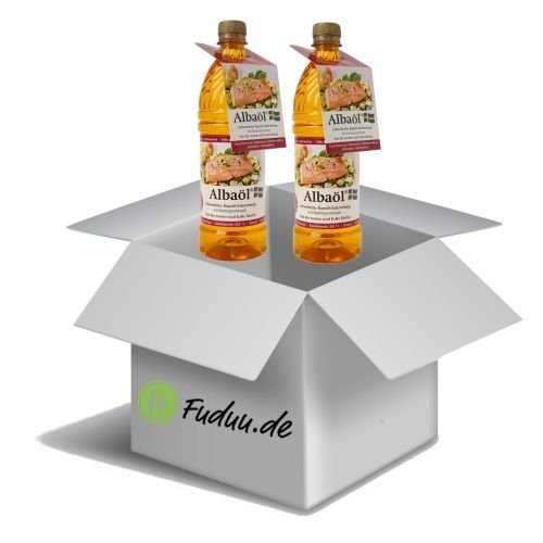 Albaöl - Rapsöl mit Buttergeschmack - 750ml im Fuduu-Spar-Set Menge 2 Flaschen von Fuduu.de