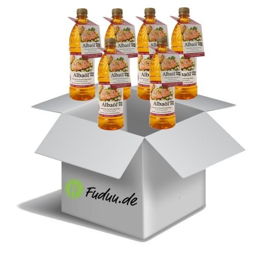 Albaöl - Rapsöl mit Buttergeschmack - 750ml im Fuduu-Spar-Set Menge 6 Flaschen von Fuduu.de