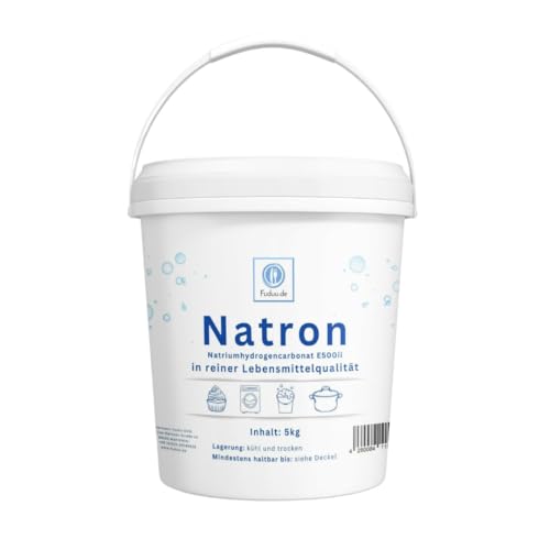 Fuduu.de - Natron Pulver E500 ii Natriumhydrogencarbonat NaHCO3 Natriumcarbonat im 5 kg Eimer von Fuduu.de