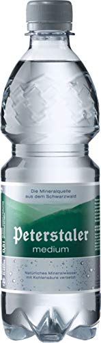 Peterstaler - Mineralwasser in der 0,5 Liter PET Flasche (Medium, 6 x 0,5 Liter) von fuduu.de
