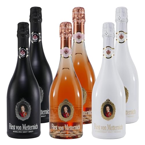 Fürst von Metternich Sekt Mix-Paket (6 x 0,75L) von Fürst von Metternich