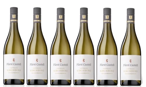 6x 0,75l - 2023er - Fürstlich Castell'sche Domäne - Casteller Kirchberg - Weißburgunder - VDP.Erste Lage - Qualitätswein Franken - Deutschland - Weißwein trocken 6x 0,75l - 2023er - Fürstlich Castell'sche Domäne - Casteller Kirchberg - Weißburgunder - VDP.Erste Lage - Qualitätswein Franken - Deutschland - Weißwein trocken von Fürstlich Castell'sches Domänenamt