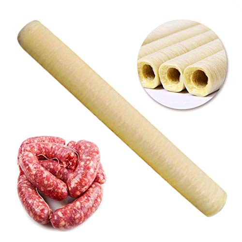 Kunstdarm Hüllen für Rohwurst, 14m x 20mm essbare frische Collagen-Wurst-Gehäuse für die Herstellung von Braten Wurst getrocknete Wurst Hot Dog Kunstdarm Hüllen für Rohwurst, 14m x 20mm essbare frische Collagen-Wurst-Gehäuse für die Herstellung von Braten Wurst getrocknete Wurst Hot Dog von Fulenyi
