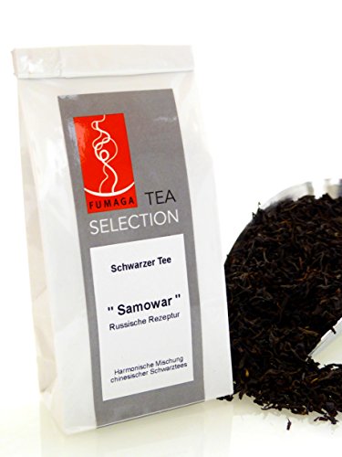 Fumaga Tea Selection - Schwarzer Tee Blattmischung "Samowar-Russische Rezeptur- 30 g/ 90 g/ 200 g von Fumaga