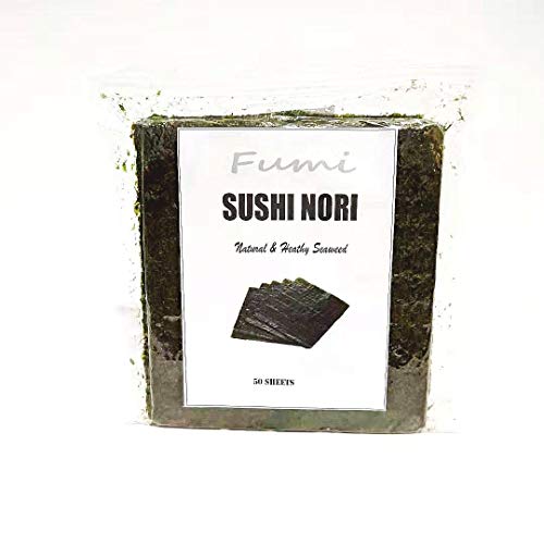 Geröstete Algensushi Nori 50 Blatt von Fumi