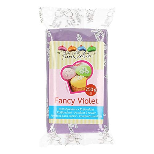 Fondant Fancy Violet, Roll- u. Dekorfondant violett 250g, FunCakes von FunCakes