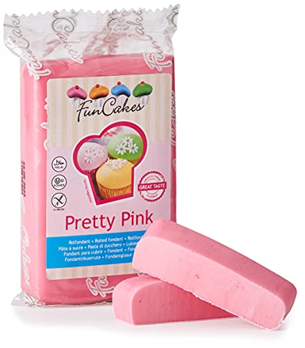FunCakes Fondant -Pretty rosa, 1er Pack (250 g) von FunCakes