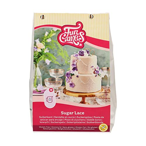 FunCakes, Mix für Sugar Lace White Glutenfrei 400g von FunCakes