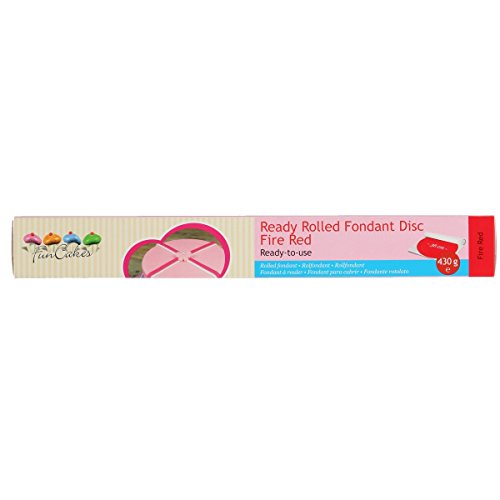 FunCakes Ausgerollte Rollfondant Disc -Sweet Pink- 430g ready rolled von FunCakes