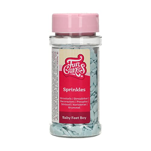 FunCakes Baby-Füßchen Junge: Kuchenstreusel, großartiger Geschmack, perfekt zum Dekorieren von Kuchen, Cupcake-Streusel. 55 g. FunCakes Baby-Füßchen Junge: Kuchenstreusel, großartiger Geschmack, perfekt zum Dekorieren von Kuchen, Cupcake-Streusel. 55 g. von FunCakes