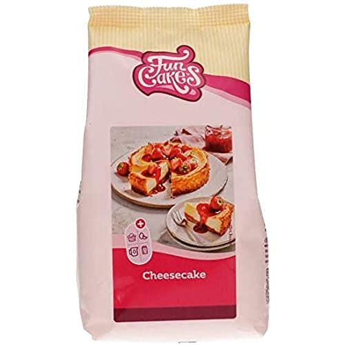 FunCakes Backmischung für Käsekuchen, Backen Sie ganz einfach einen leckeren, festen und weichen Käsekuchen, Halal. 500 g von FunCakes