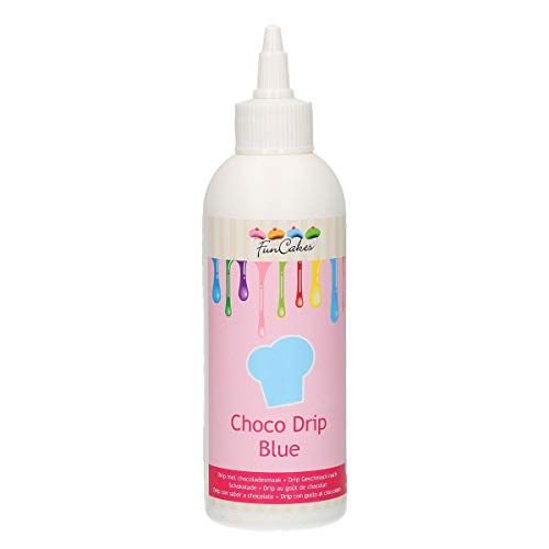 FunCakes Choco Drip Blue: Köstlicher Geschmack, Einfach zu Verwenden, Perfekt für Tropfkuchen, Schöne blaue Farbe. Wiederverschließbare Packung, 180 g FunCakes Choco Drip Blue: Köstlicher Geschmack, Einfach zu Verwenden, Perfekt für Tropfkuchen, Schöne blaue Farbe. Wiederverschließbare Packung, 180 g von FunCakes