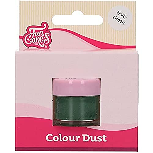 FunCakes Color Dust Holly Green: Farbpulver für Lebensmittel, für die Kuchendekoration, Halal-zertifiziert FunCakes Color Dust Holly Green: Farbpulver für Lebensmittel, für die Kuchendekoration, Halal-zertifiziert von FunCakes