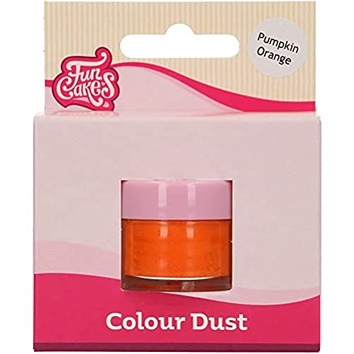 FunCakes Color Dust Pumpkin Orange: Farbpulver für Lebensmittel, zur Kuchendekoration, Halal-zertifiziert von FunCakes
