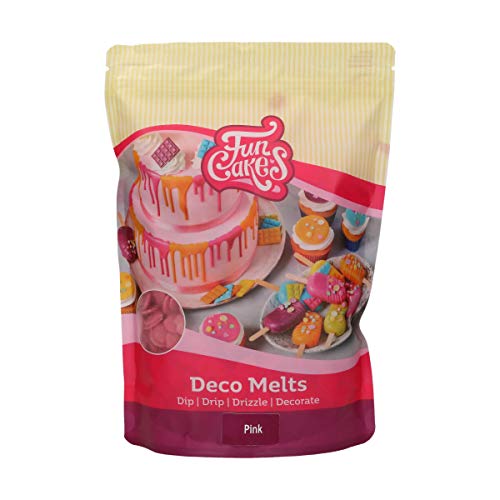 FunCakes Deco Melts Rosa - Tauchen, drippen, dippen und dekorieren! In der Mikrowelle schmelzen und in jede Form gießen, 1 kg FunCakes Deco Melts Rosa - Tauchen, drippen, dippen und dekorieren! In der Mikrowelle schmelzen und in jede Form gießen, 1 kg von FunCakes