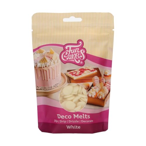 FunCakes Deco Melts Weiß - Tauchen, drippen, dippen und dekorieren! In der Mikrowelle schmelzen und in jede Form gießen, 250 g FunCakes Deco Melts Weiß - Tauchen, drippen, dippen und dekorieren! In der Mikrowelle schmelzen und in jede Form gießen, 250 g von FunCakes