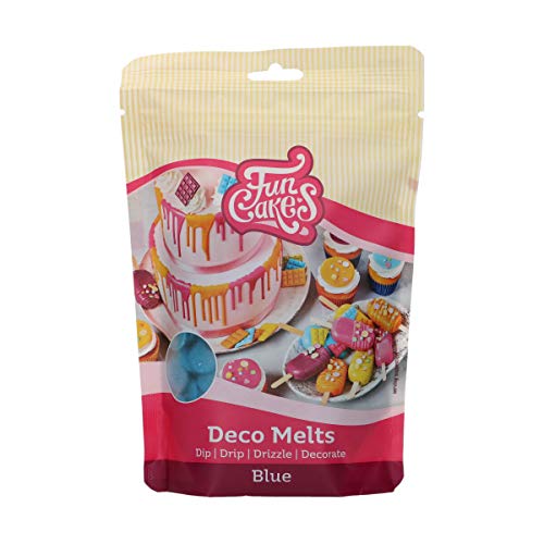 FunCakes Deco Melts Blau - Tauchen, drippen, dippen und dekorieren! In der Mikrowelle schmelzen und in jede Form gießen, 250 g FunCakes Deco Melts Blau - Tauchen, drippen, dippen und dekorieren! In der Mikrowelle schmelzen und in jede Form gießen, 250 g von FunCakes