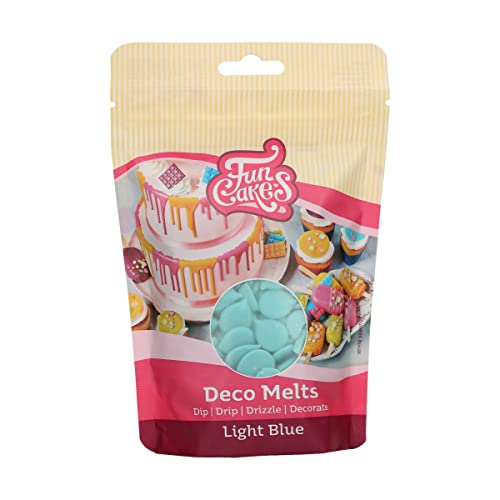 FunCakes Deco Melts Hellblau - Tauchen, drippen, dippen und dekorieren! In der Mikrowelle schmelzen und in jede Form gießen, 250 g FunCakes Deco Melts Hellblau - Tauchen, drippen, dippen und dekorieren! In der Mikrowelle schmelzen und in jede Form gießen, 250 g von FunCakes