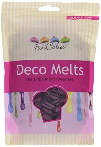 FunCakes Deko Melts, lila, 2er Pack (2 x 250 g) von FunCakes