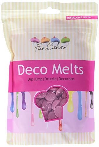 FunCakes Deko Melts, rosa (1 x 250 g) von FunCakes