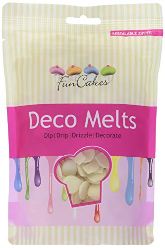 FunCakes Deko Melts, weiß, 250 g von FunCakes