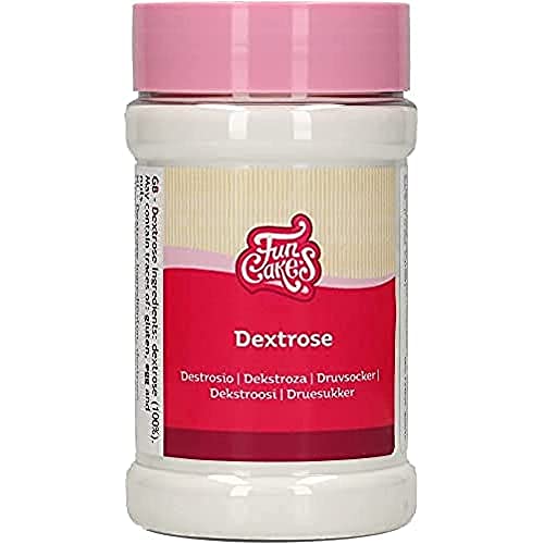 FunCakes Dextrose: Natürlicher Süßstoff, wunderbar süßer Geschmack, Traubenzucker, 200 g. von FunCakes