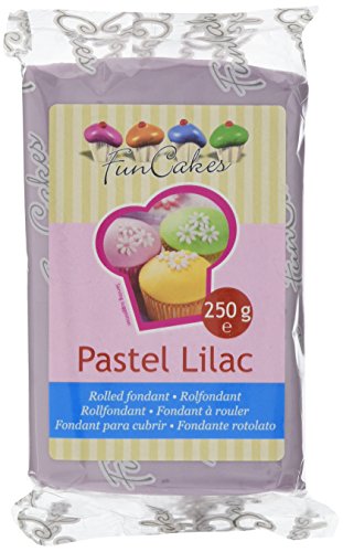 FunCakes Fondant -Pastel Lilac, 4er Pack (4 x 250 g) von FunCakes