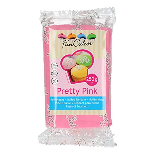 FunCakes Fondant -Pretty rosa, 4er Pack (4 x 250 g) von FunCakes