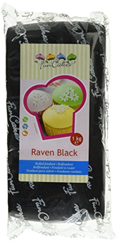 FunCakes Fondant Raven Black: Einfach zu Verwenden, Glatt, Elastisch, Weich und Schmeidig, Perfekt zum Dekorieren von Torten, Halal, Koscher und Glutenfrei. 1 kg FunCakes Fondant Raven Black: Einfach zu Verwenden, Glatt, Elastisch, Weich und Schmeidig, Perfekt zum Dekorieren von Torten, Halal, Koscher und Glutenfrei. 1 kg von FunCakes