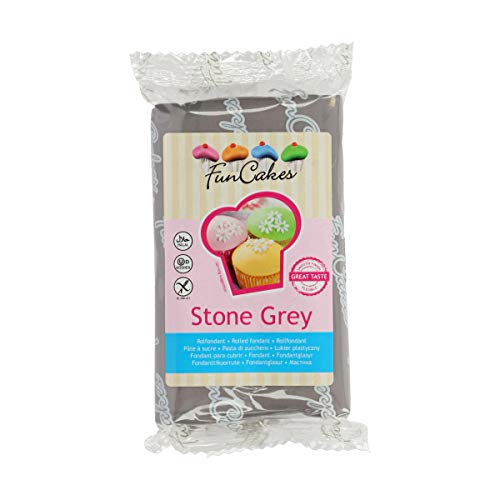 FunCakes Fondant -Stone Grey- -4x250g- FunCakes Fondant -Stone Grey- -4x250g- von FunCakes
