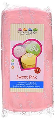 FunCakes Fondant Sweet Pink: Einfach zu Verwenden, Glatt, Elastisch, Weich und Schmeidig, Perfekt zum Dekorieren von Torten, Halal, Koscher und Glutenfrei. 1 kg, Rosa FunCakes Fondant Sweet Pink: Einfach zu Verwenden, Glatt, Elastisch, Weich und Schmeidig, Perfekt zum Dekorieren von Torten, Halal, Koscher und Glutenfrei. 1 kg, Rosa von FunCakes