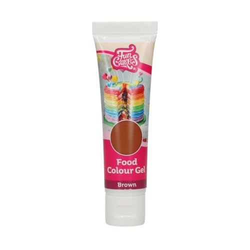 FunCakes Food Colour Gel Braun: Hochkonzentrierte Lebensmittelfarbe für Teig, Sahne, Fondant, Marzipan. Einfache Dosierung. Einzelne Tropfen, um lebendige Farben zu erzeugen. Halal. 30 g. FunCakes Food Colour Gel Braun: Hochkonzentrierte Lebensmittelfarbe für Teig, Sahne, Fondant, Marzipan. Einfache Dosierung. Einzelne Tropfen, um lebendige Farben zu erzeugen. Halal. 30 g. von FunCakes