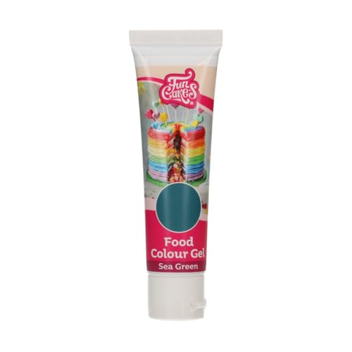 FunCakes Food Colour Gel Meergrün: Hochkonzentrierte Lebensmittelfarbe für Teig, Creme, Fondant, Marzipan. Einfache Dosierung. Einzelne Tropfen, um lebendige Farben zu erzeugen. Halal. 30 g. FunCakes Food Colour Gel Meergrün: Hochkonzentrierte Lebensmittelfarbe für Teig, Creme, Fondant, Marzipan. Einfache Dosierung. Einzelne Tropfen, um lebendige Farben zu erzeugen. Halal. 30 g. von FunCakes