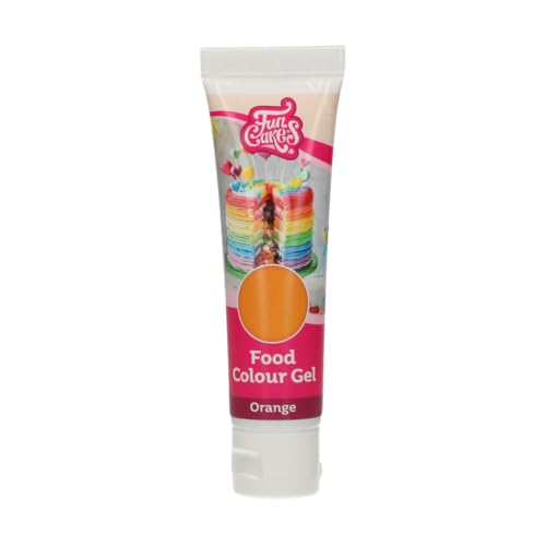 FunCakes Food Colour Gel Orange: Hochkonzentrierte Lebensmittelfarbe für Teig, Sahne, Fondant, Marzipan. Einfache Dosierung. Einzelne Tropfen, um lebendige Farben zu erzeugen. Halal. 30 g. FunCakes Food Colour Gel Orange: Hochkonzentrierte Lebensmittelfarbe für Teig, Sahne, Fondant, Marzipan. Einfache Dosierung. Einzelne Tropfen, um lebendige Farben zu erzeugen. Halal. 30 g. von FunCakes