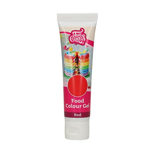 FunCakes Food Colour Gel Rot: Hochkonzentrierte Lebensmittelfarbe für Teig, Sahne, Fondant, Marzipan. Einfache Dosierung. Einzelne Tropfen, um lebendige Farben zu erzeugen. Halal. 30 g. FunCakes Food Colour Gel Rot: Hochkonzentrierte Lebensmittelfarbe für Teig, Sahne, Fondant, Marzipan. Einfache Dosierung. Einzelne Tropfen, um lebendige Farben zu erzeugen. Halal. 30 g. von FunCakes