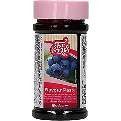 FunCakes Geschmackpaste Blaubeere: Lebensmittelaroma, großartiger Geschmack, perfekt zum Dekorieren von Kuchen, geeignet für Teig und Füllungen. 120 g. von FunCakes