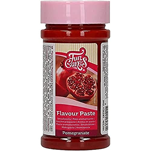 FunCakes Geschmackpaste Granatapfel: Lebensmittelaroma, guter Geschmack, perfekt zum Dekorieren von Kuchen, geeignet für Teig und Füllungen. 120 g. von FunCakes