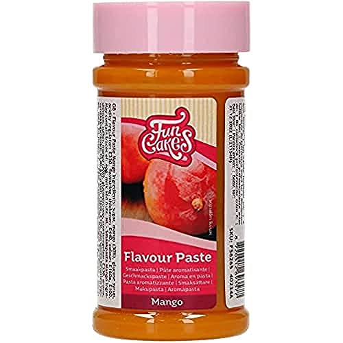 FunCakes Geschmackpaste Mango: Lebensmittelaroma, großartiger Geschmack, perfekt zum Dekorieren von Kuchen, geeignet für Teig und Füllungen. 120 g. von FunCakes