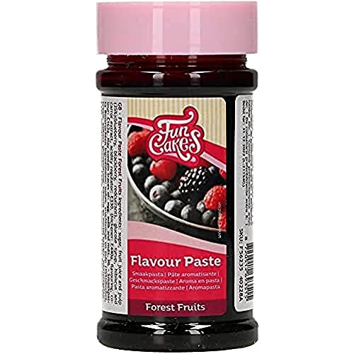 FunCakes Geschmackpaste Waldfrüchte: Lebensmittelaroma, großartiger Geschmack, perfekt zum Dekorieren von Kuchen, geeignet für Teig und Füllungen. 120 g. von FunCakes