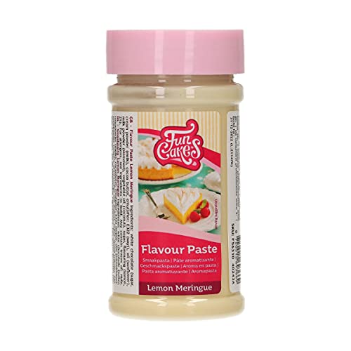FunCakes Geschmackpaste Zitrone Meringue: Lebensmittelpaste, großartiger Geschmack, perfekt zum Dekorieren von Kuchen, geeignet für Teig und Füllungen. 100 g. von FunCakes