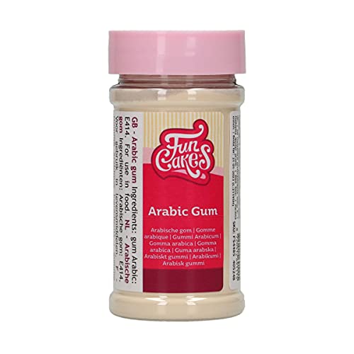 FunCakes Gummi Arabicum: Pflanzliches Bindemittel, natürlicher Gummi, Stabilisator, für die Herstellung von Süßigkeiten und mehr. 50 g von FunCakes