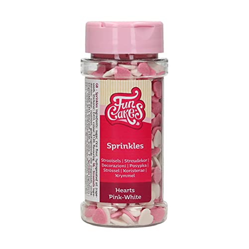 FunCakes Herzen Rosa-Weiß: Kuchenstreusel, großartiger Geschmack, perfekt zum Dekorieren von Kuchen, Cupcake-Streusel. 60 g. FunCakes Herzen Rosa-Weiß: Kuchenstreusel, großartiger Geschmack, perfekt zum Dekorieren von Kuchen, Cupcake-Streusel. 60 g. von FunCakes