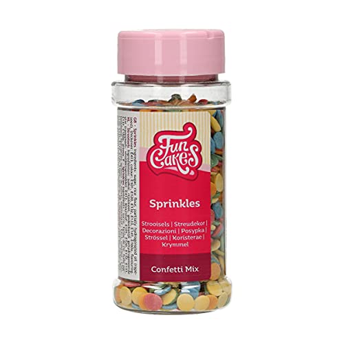 FunCakes Konfetti 6mm: Kuchenstreusel, guter Geschmack, perfekt zum Dekorieren von Kuchen, Konfetti-Streusel. 60 g. FunCakes Konfetti 6mm: Kuchenstreusel, guter Geschmack, perfekt zum Dekorieren von Kuchen, Konfetti-Streusel. 60 g. von FunCakes