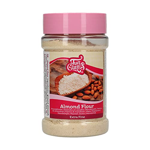FunCakes Mandelmehl Extrafein: 100% fein gemahlene blanchierte Mandeln, perfekt für empfindliche Kekse wie Macarons. 125 g. von FunCakes
