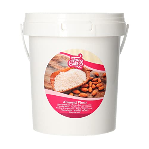 FunCakes Mandelmehl: 100% gemahlene blanchierte Mandeln, perfekt für Mandelkuchen, Kekse und Macarons. 350 g. von FunCakes