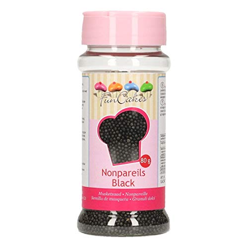 FunCakes Miniperlen Schwarz 80g, 80 g (1er Pack) FunCakes Miniperlen Schwarz 80g, 80 g (1er Pack) von FunCakes